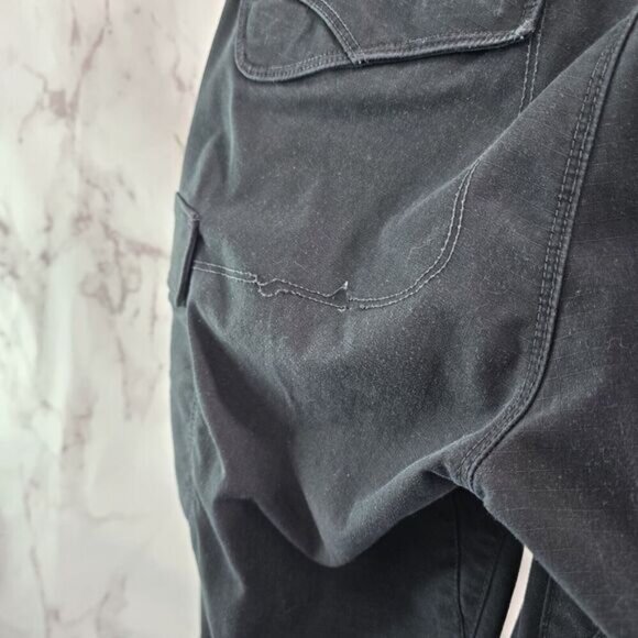 511 Tactical Pants Women 8 Long Black Cargo Pockets Stryke Navy Knees 5.11 - Picture 9 of 14